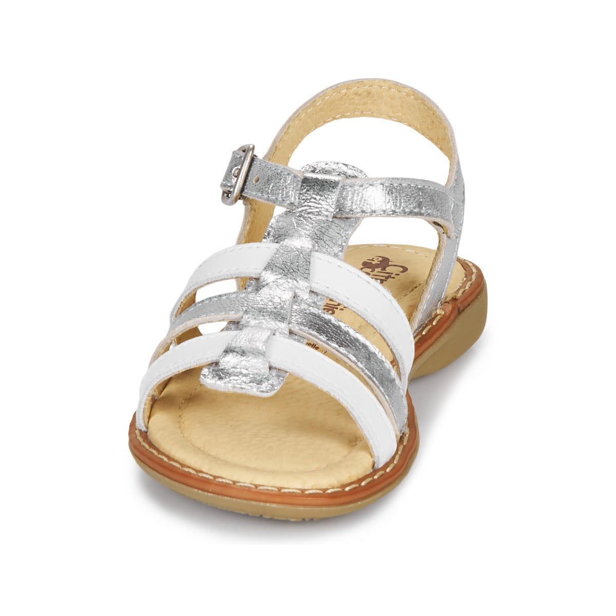 Sandali bambini ragazza Citrouille et Compagnie GROUFLA Argento