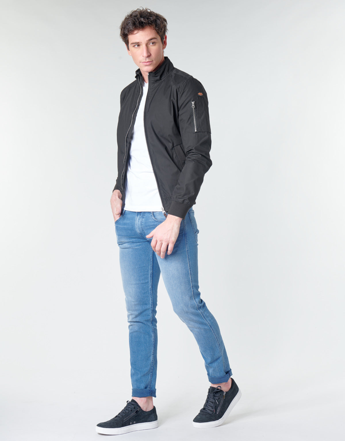 Giubbotto Uomo Schott KENNY Nero