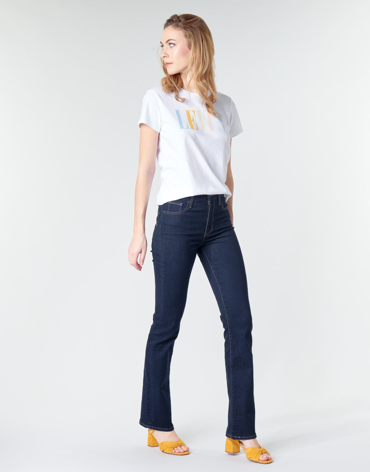 Jeans Bootcut Donna Levis 725 HIGH RISE BOOTCUT Blu