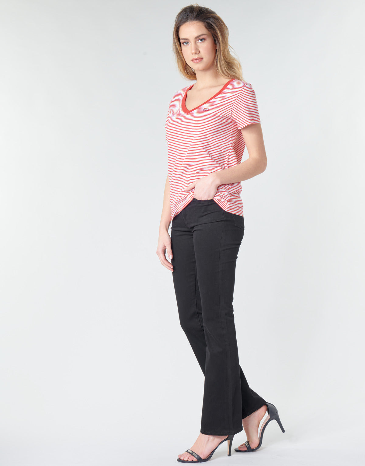 Jeans Bootcut Donna Levis 725 HIGH RISE BOOTCUT Nero