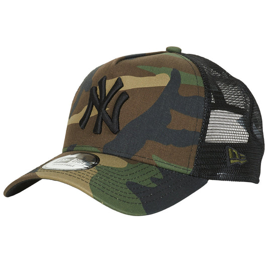 Cappellino Uomo New-Era CLEAN TRUCKER NEW YORK YANKEES Verde