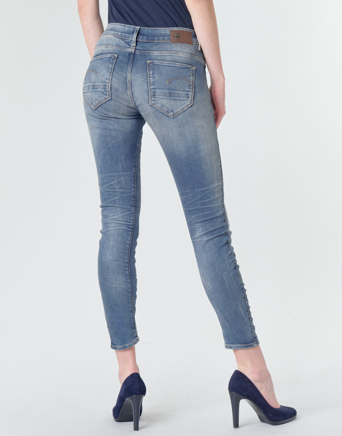 Jeans skynny Donna G-Star Raw ARC 3D MID SKINNY WMN Blu