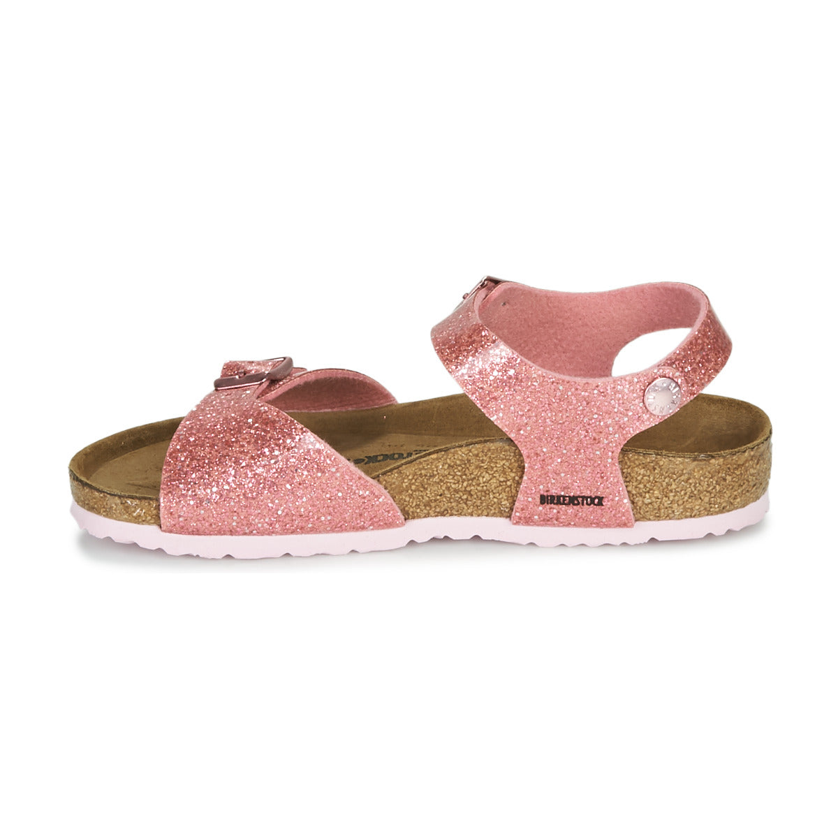 Sandali bambini ragazza BIRKENSTOCK RIO PLAIN Rosa