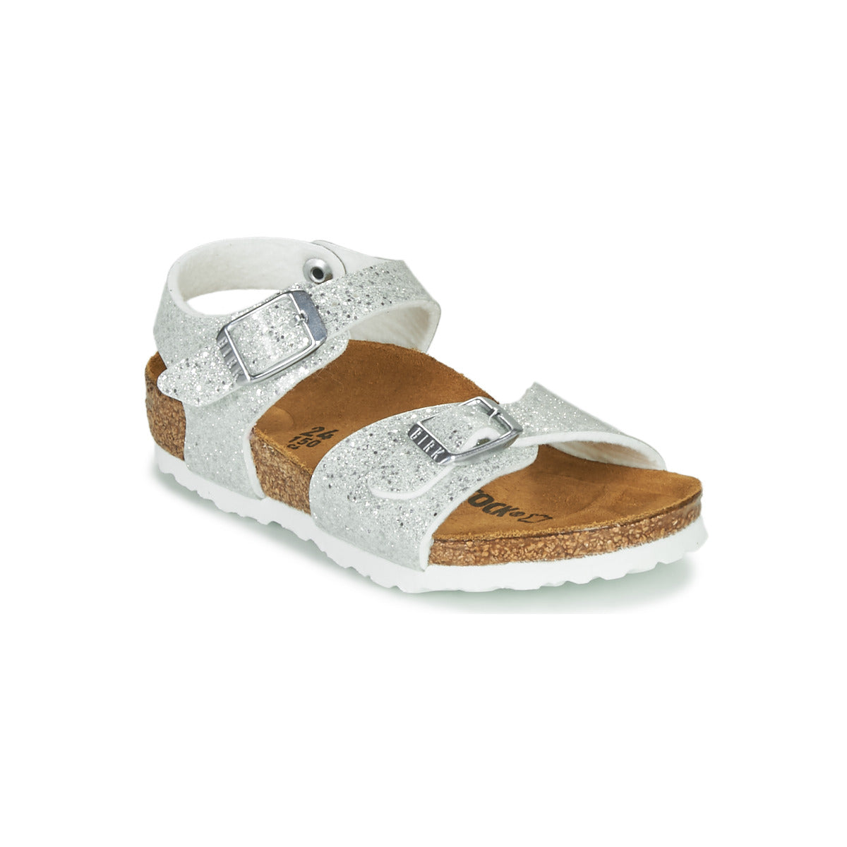 Sandali bambini ragazza BIRKENSTOCK RIO PLAIN Bianco