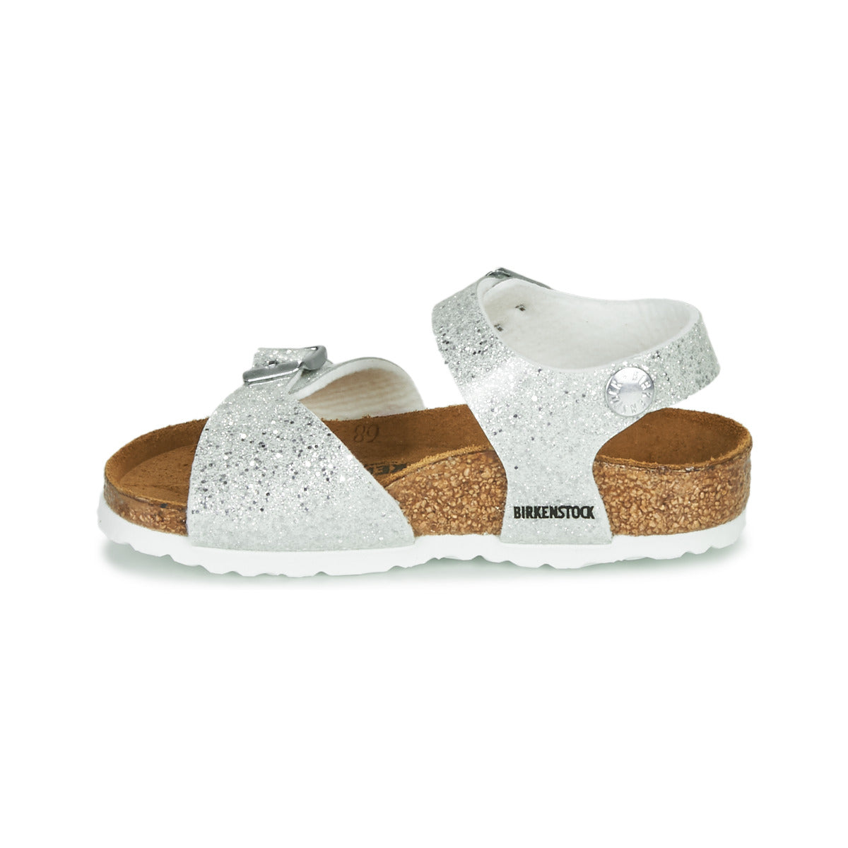 Sandali bambini ragazza BIRKENSTOCK RIO PLAIN Bianco