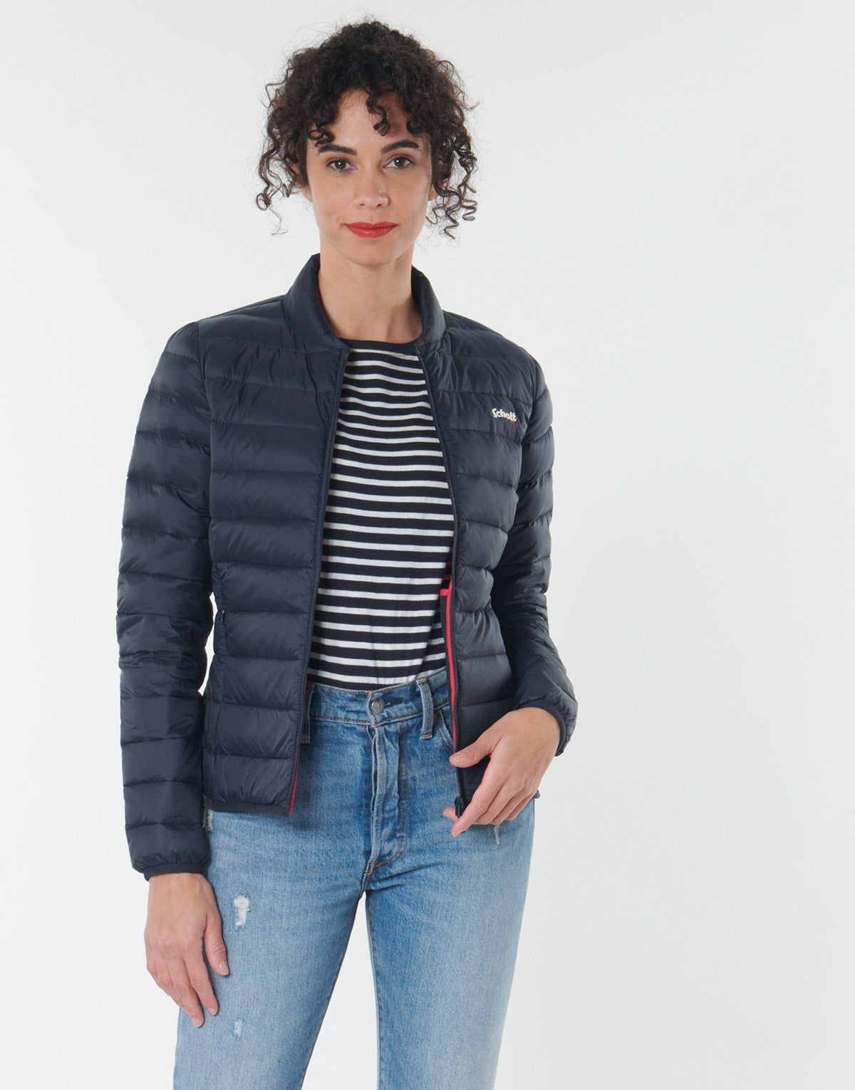 Piumino Donna Schott JKTOAKLANDW Blu