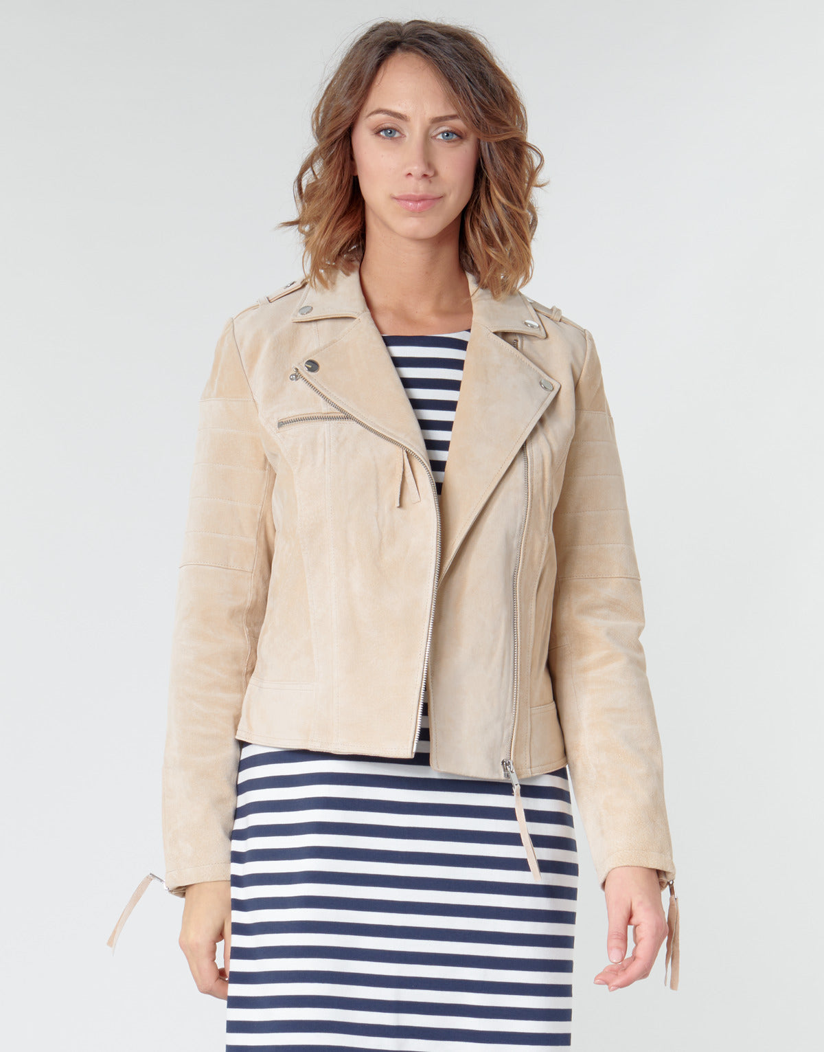 Giacca in pelle Donna Vila VICRIS Beige