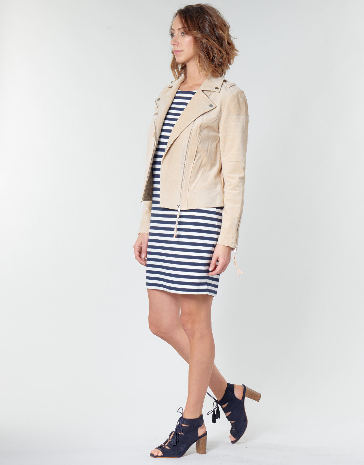 Giacca in pelle Donna Vila VICRIS Beige