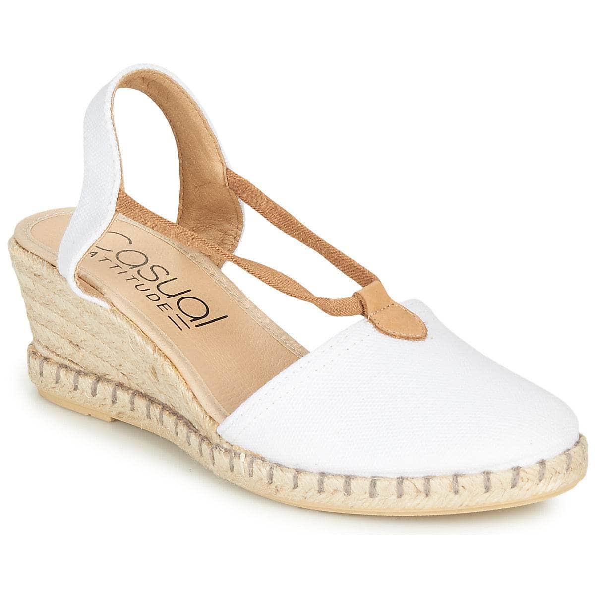 Scarpe Espadrillas Donna Casual Attitude IPOP Bianco