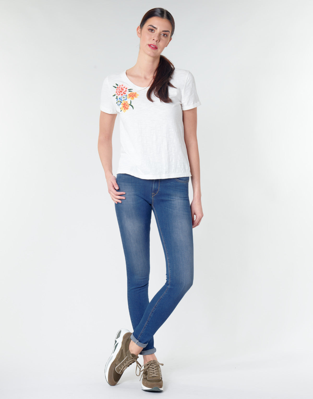 Jeans skynny Donna Replay LUZ Blu