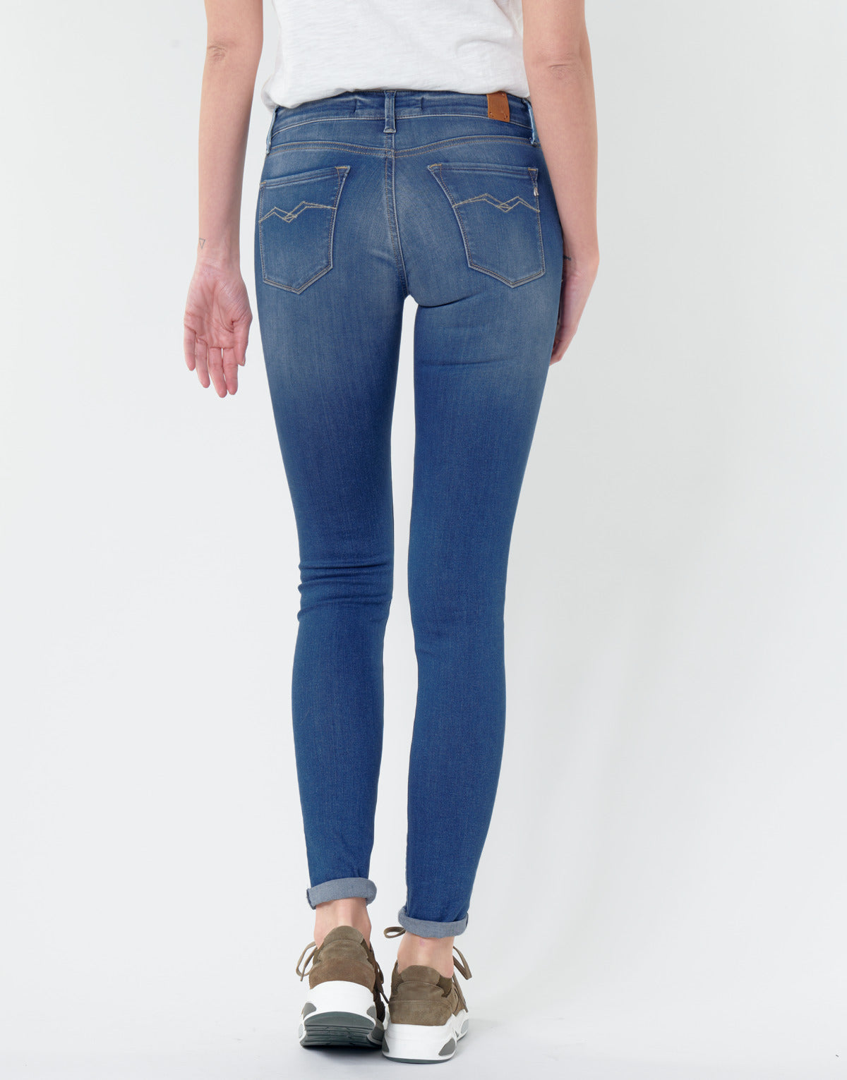 Jeans skynny Donna Replay LUZ Blu
