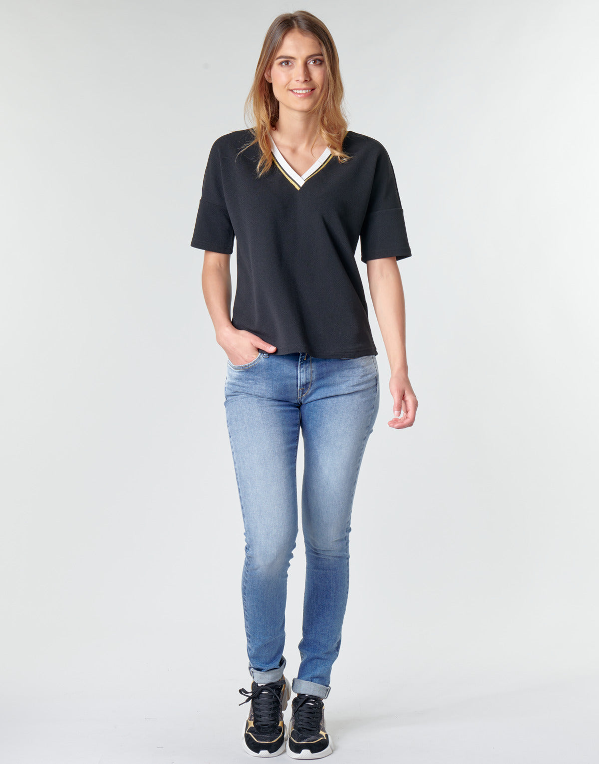 Jeans skynny Donna Replay LUZ Blu