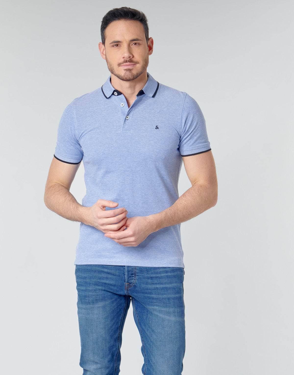Polo Uomo Jack & Jones JJEPAULOS Blu