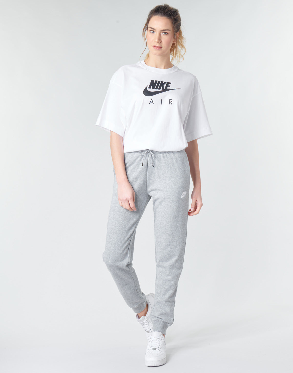 Pantaloni Sportivi Donna Nike  W NSW ESSNTL PANT REG FLC  Grigio