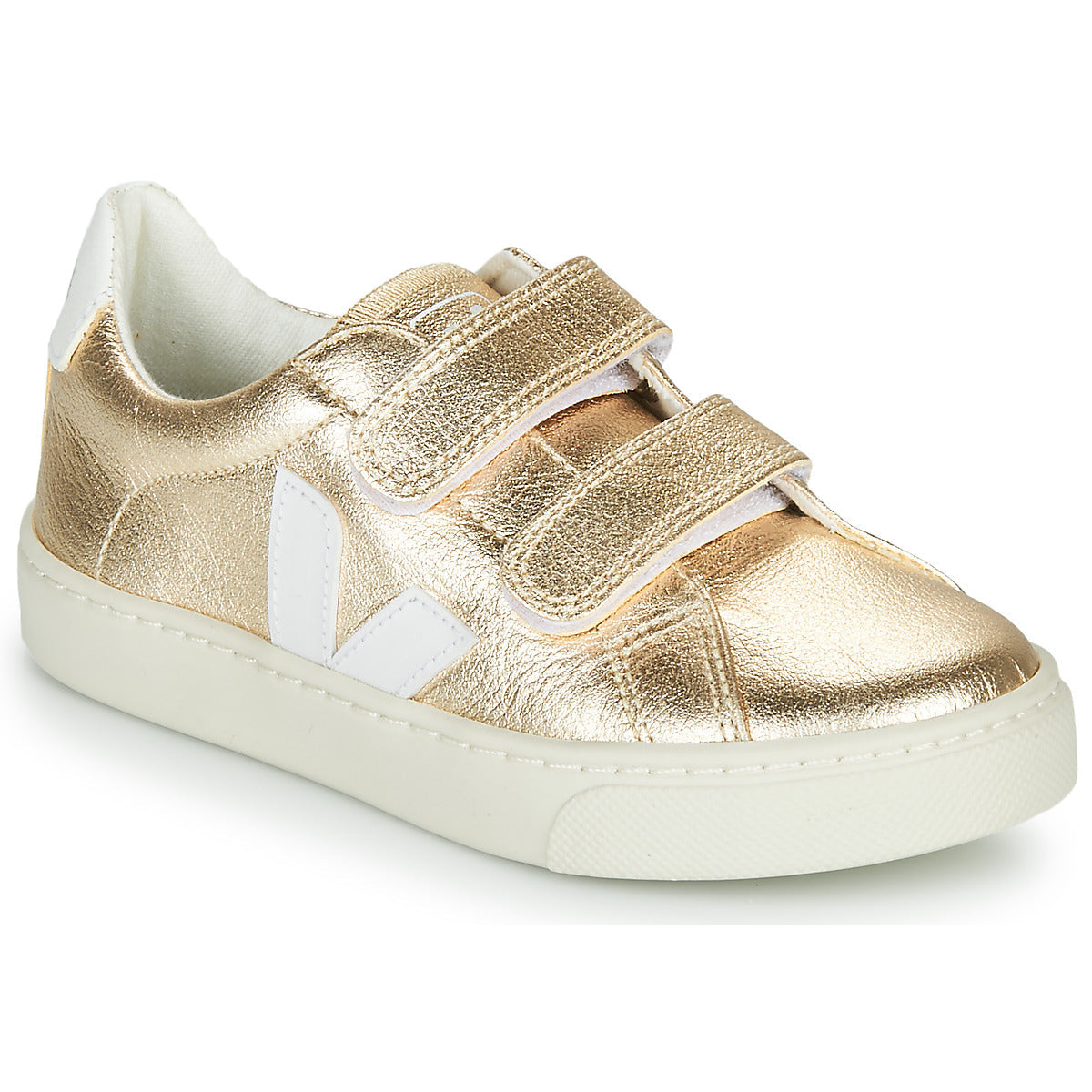 Scarpe bambini ragazza Veja SMALL-ESPLAR-VELCRO Oro