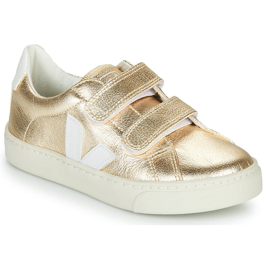 Scarpe bambini ragazza Veja SMALL-ESPLAR-VELCRO Oro