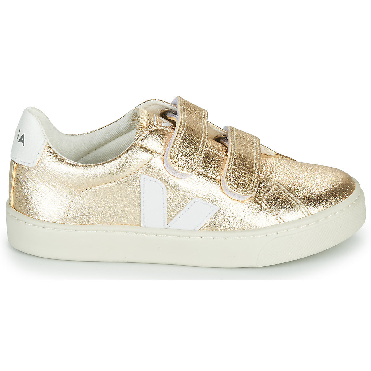 Scarpe bambini ragazza Veja SMALL-ESPLAR-VELCRO Oro