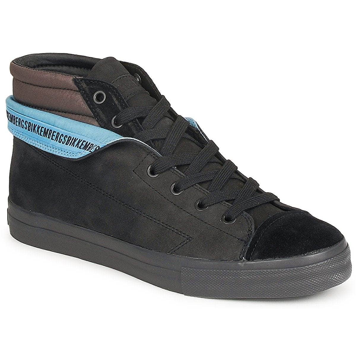 Sneakers alte Uomo Bikkembergs PLUS MID SUEDE Nero