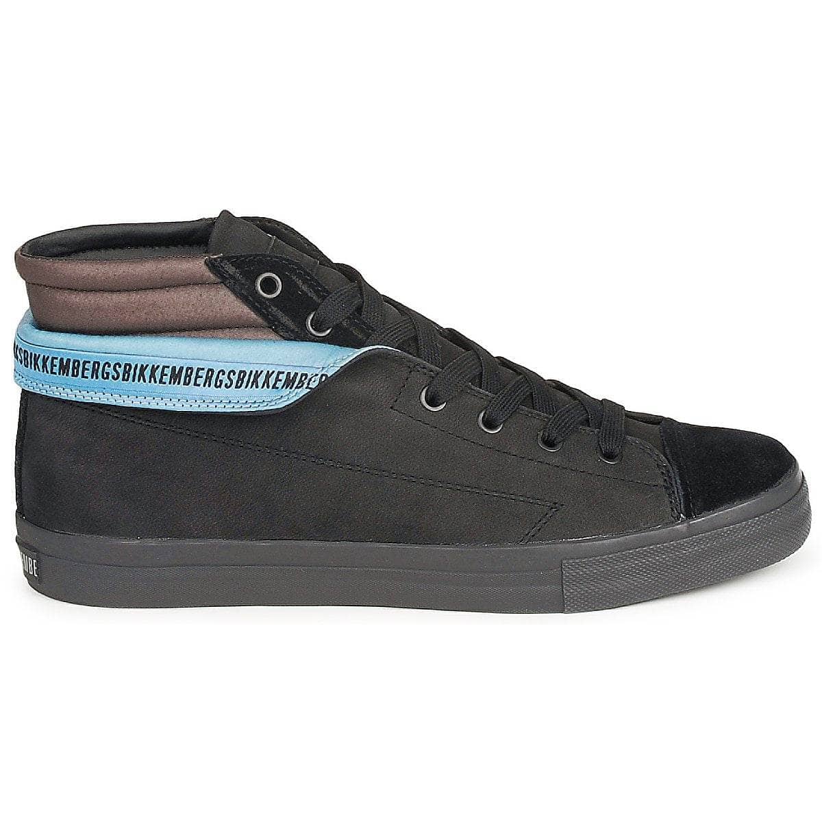 Sneakers alte Uomo Bikkembergs PLUS MID SUEDE Nero