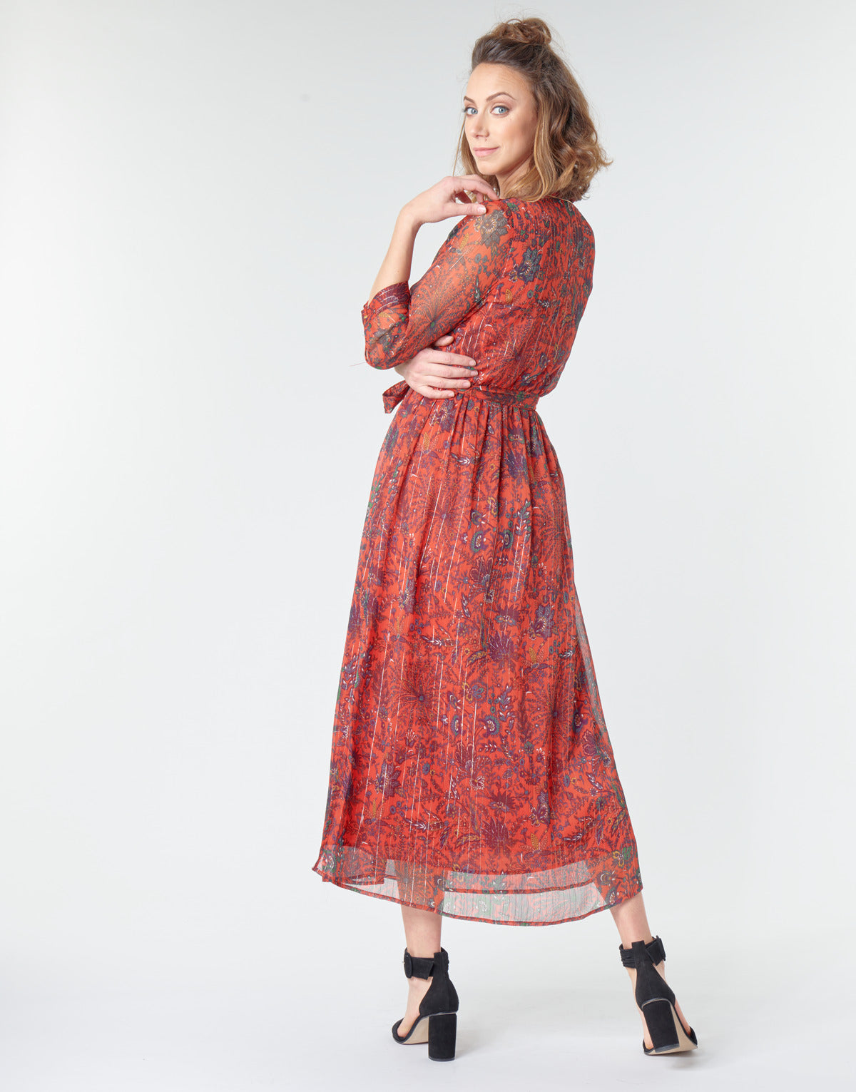 Abito lungo Donna Vero Moda VMGLAMMY Rosso