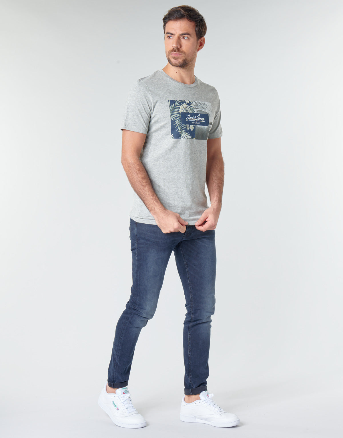 Jeans skynny Uomo Jack & Jones JJILIAM Blu