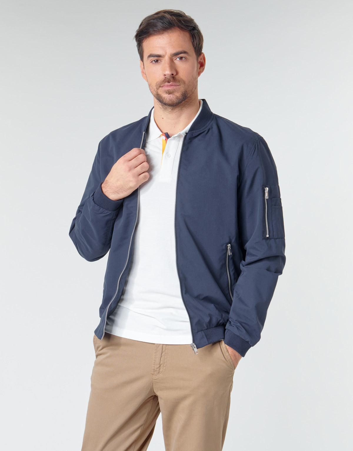 Giubbotto Uomo Jack & Jones JJERUSH Blu