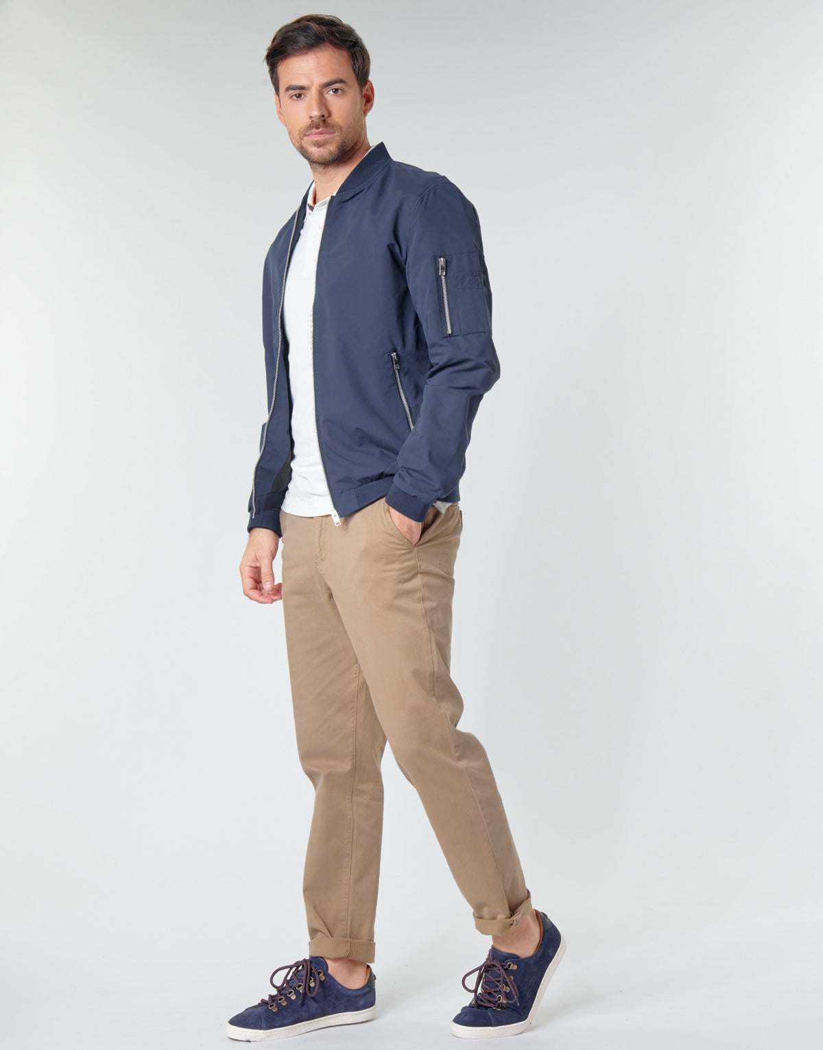 Giubbotto Uomo Jack & Jones JJERUSH Blu