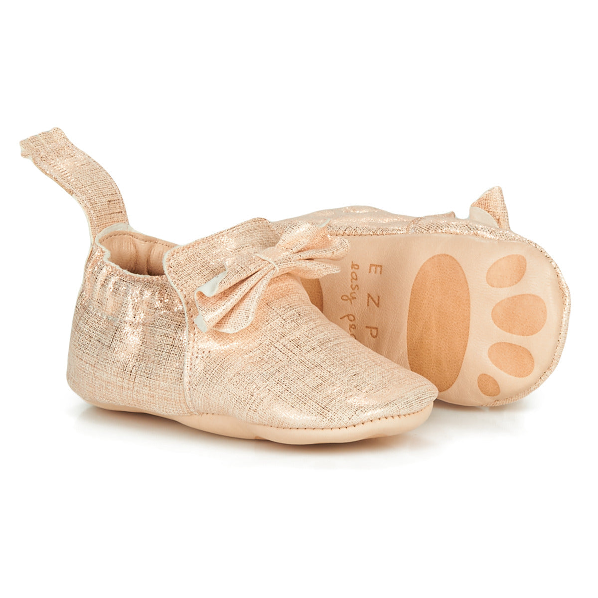 Pantofole bambini ragazza Easy Peasy BLUMOO NOEUD Oro