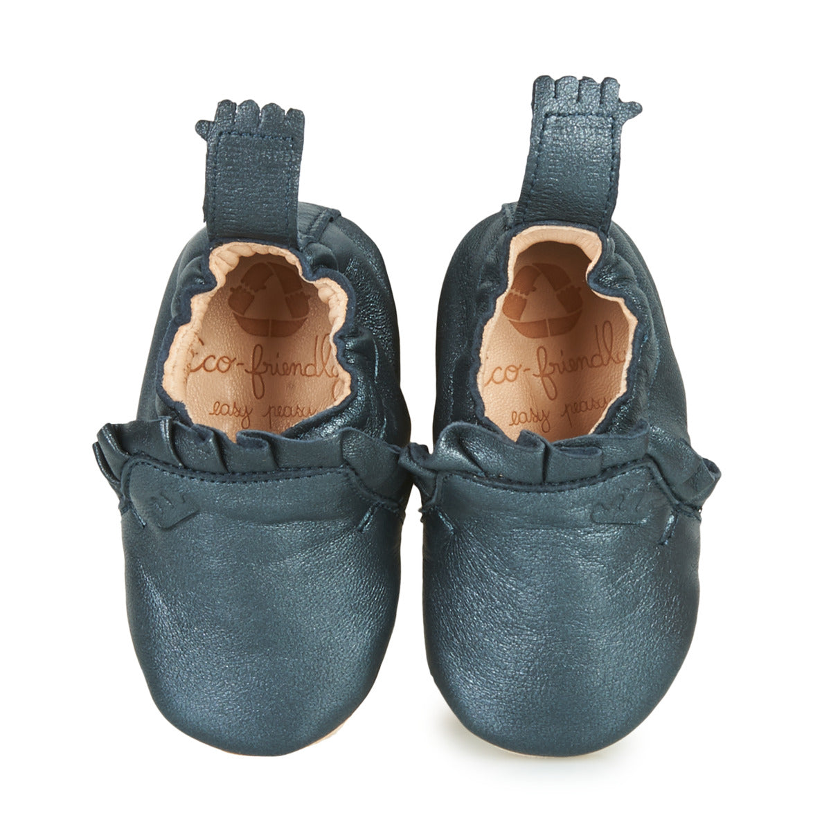 Pantofole bambini ragazza Easy Peasy BLUBLU FROUFROU Blu
