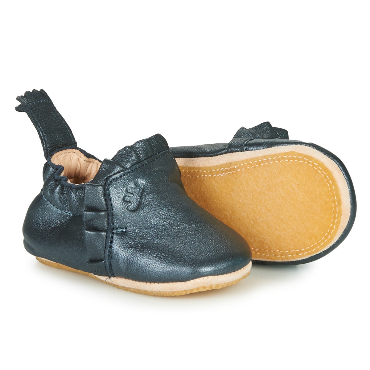 Pantofole bambini ragazza Easy Peasy BLUBLU FROUFROU Blu