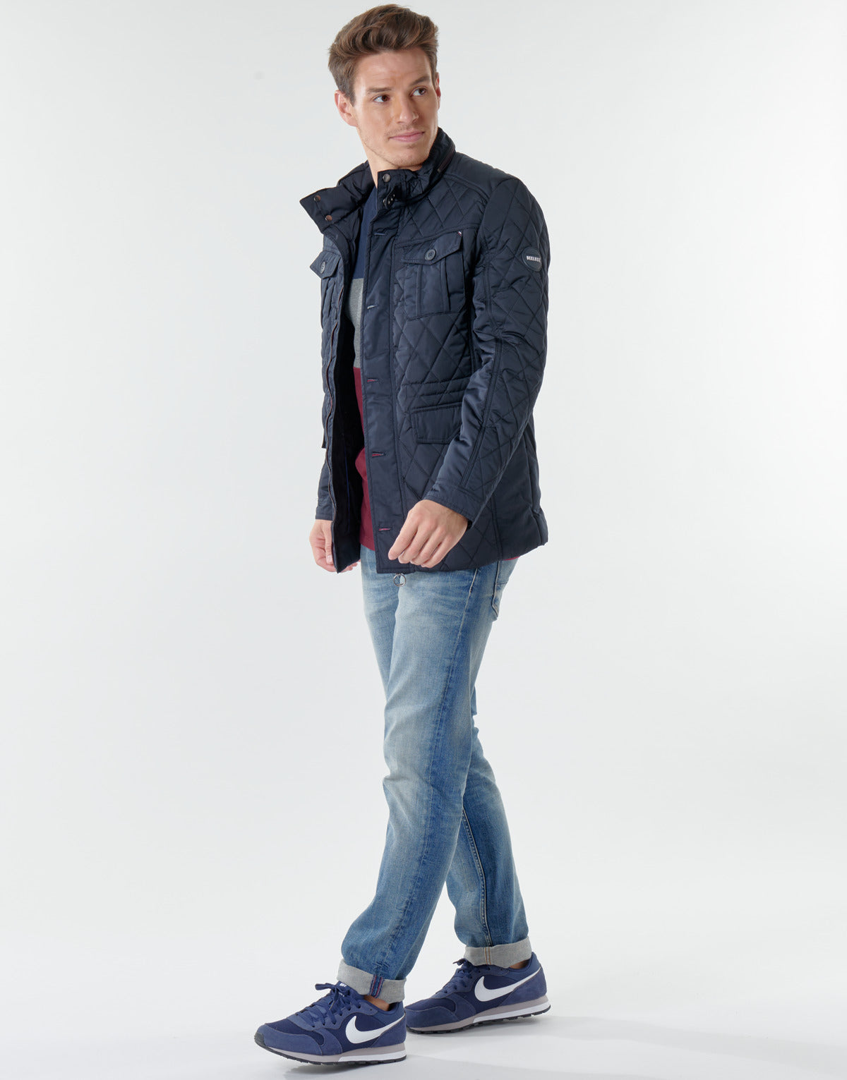 Giubbotto Uomo Deeluxe BELIEVE Blu