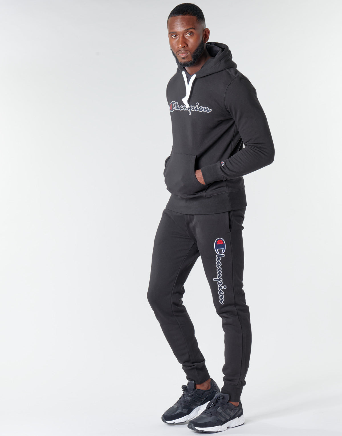 Felpa Uomo Champion HEAVY COMBED COTTON Nero