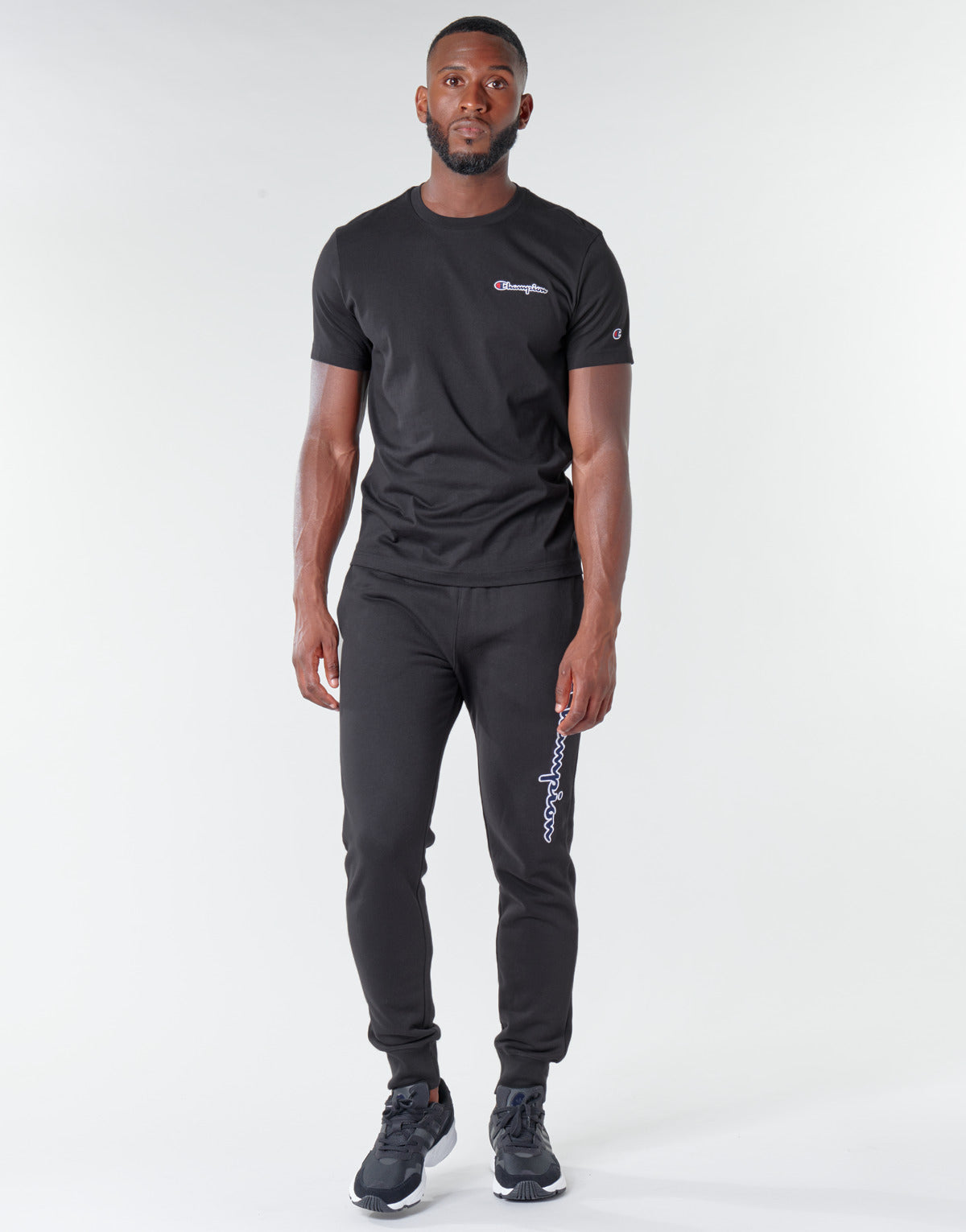 Pantaloni Sportivi Uomo Champion HEAVY COMBED COTTON Nero