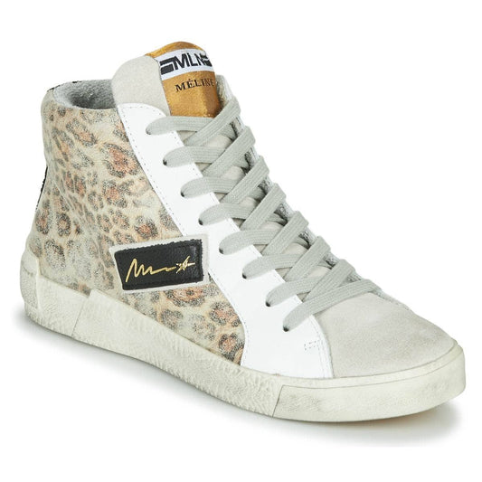Sneakers alte Donna Meline NK5050 Beige