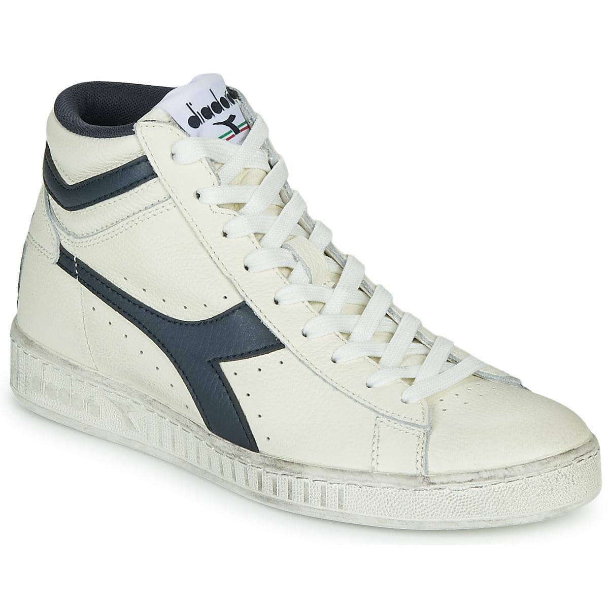 Sneakers alte Uomo Diadora GAME L HIGH WAXED Bianco