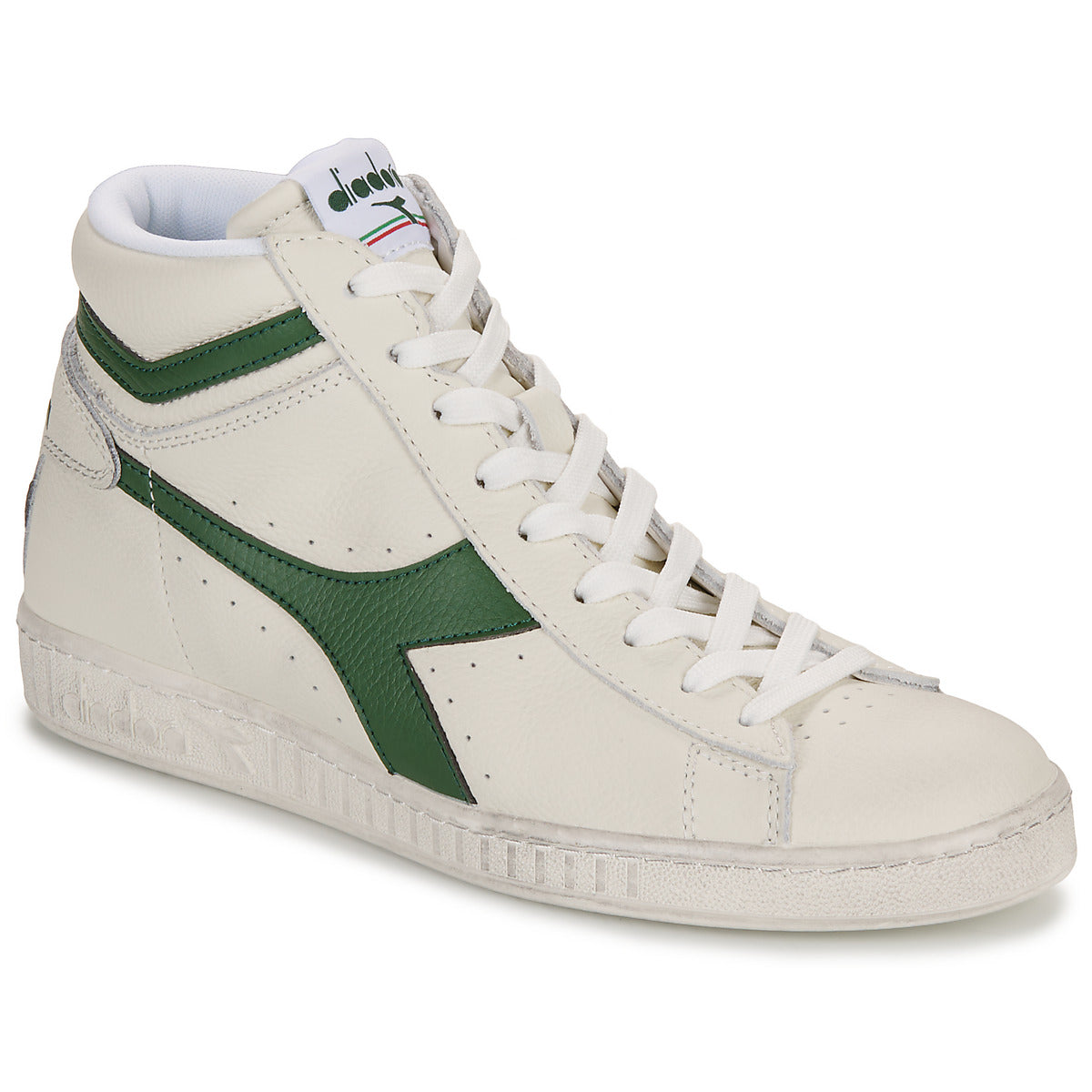 Sneakers alte Uomo Diadora GAME L HIGH WAXED Bianco
