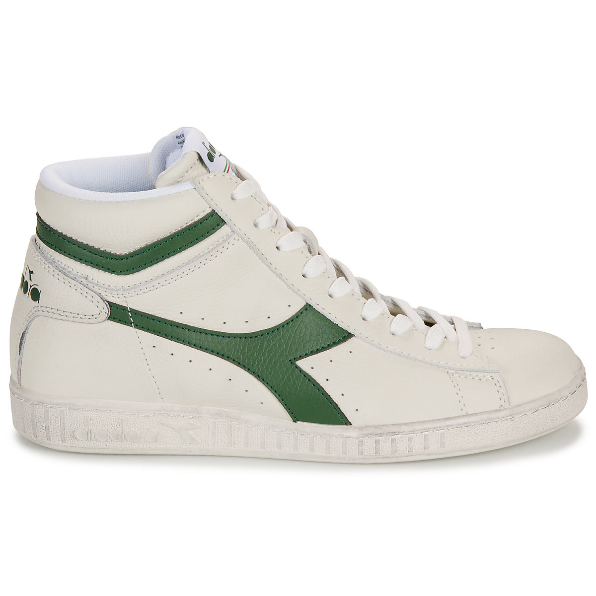 Sneakers alte Uomo Diadora GAME L HIGH WAXED Bianco