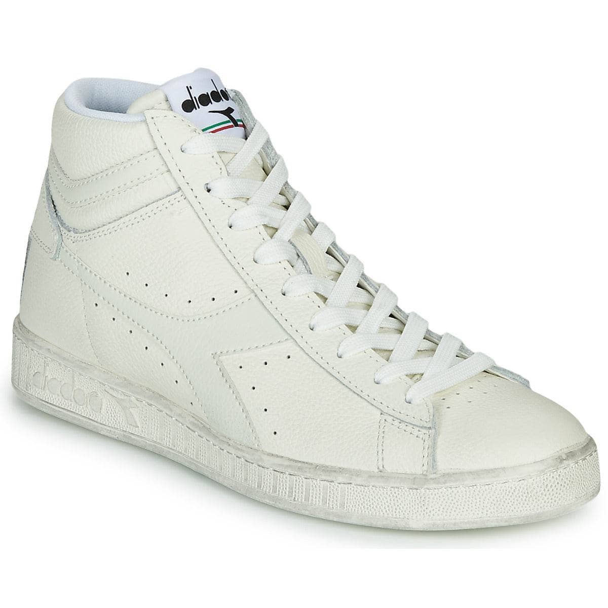 Sneakers alte Uomo Diadora GAME L HIGH WAXED Bianco