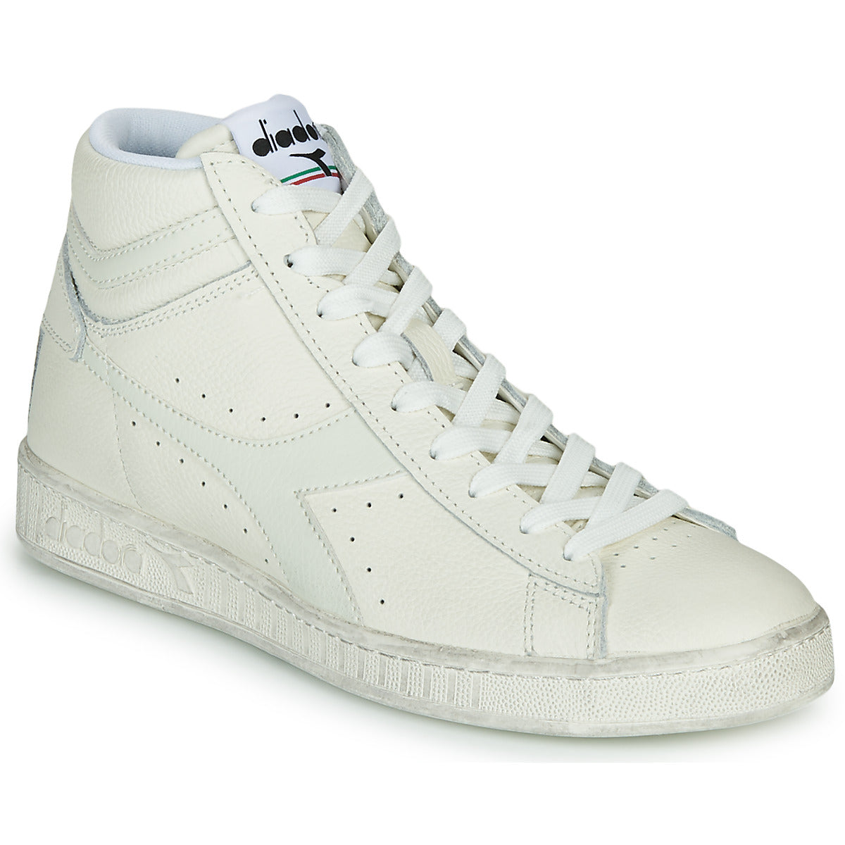Sneakers alte Uomo Diadora GAME L HIGH WAXED Bianco