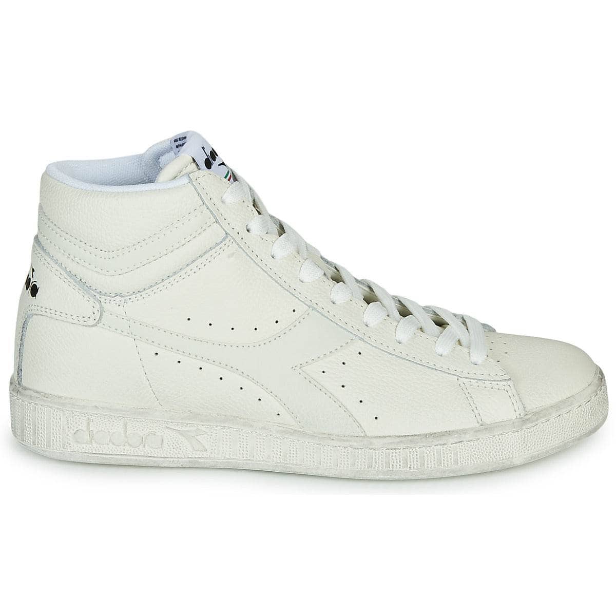 Sneakers alte Uomo Diadora GAME L HIGH WAXED Bianco