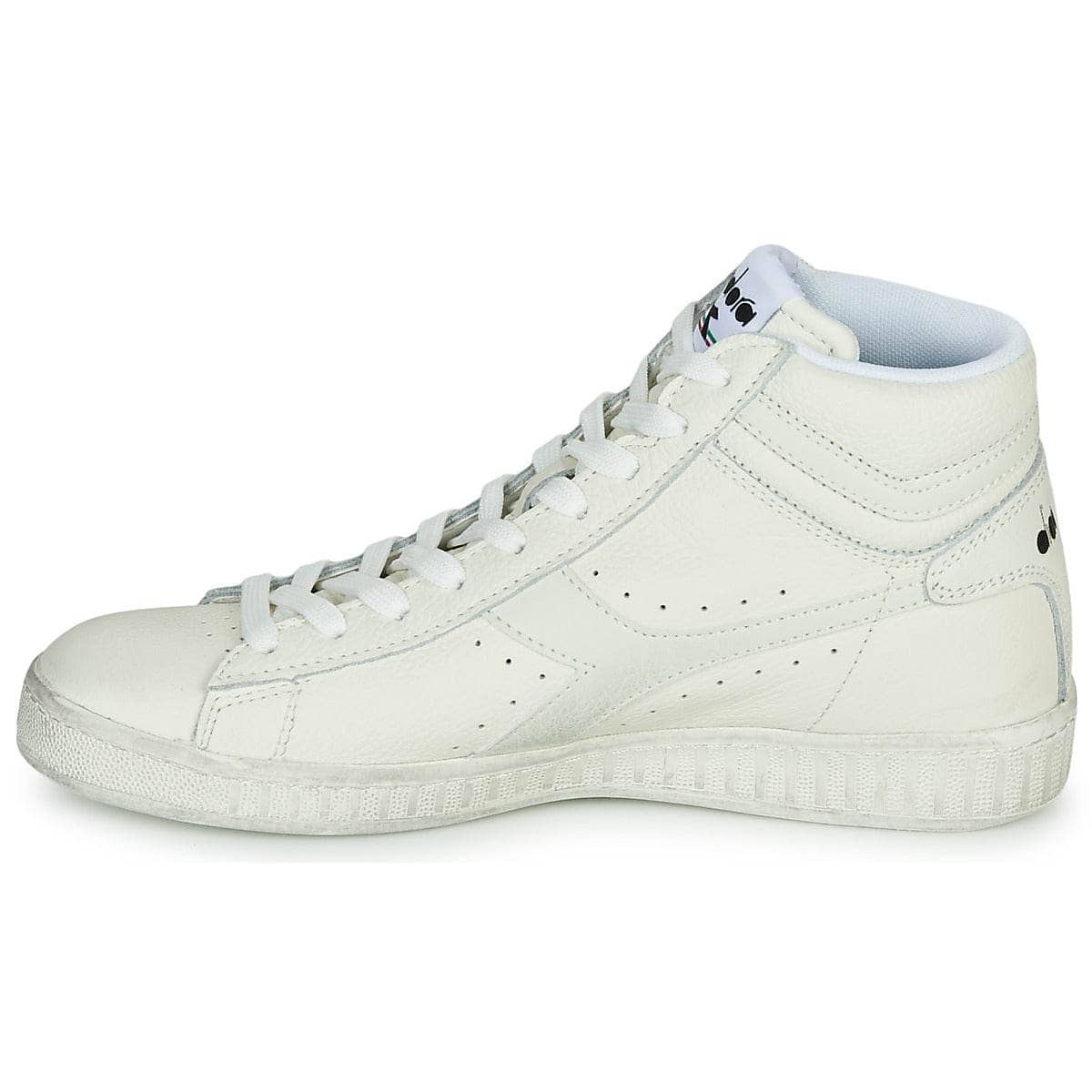 Sneakers alte Uomo Diadora GAME L HIGH WAXED Bianco
