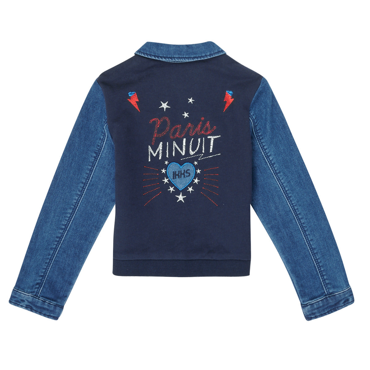 Giacca in jeans ragazza Ikks XR40052 Blu