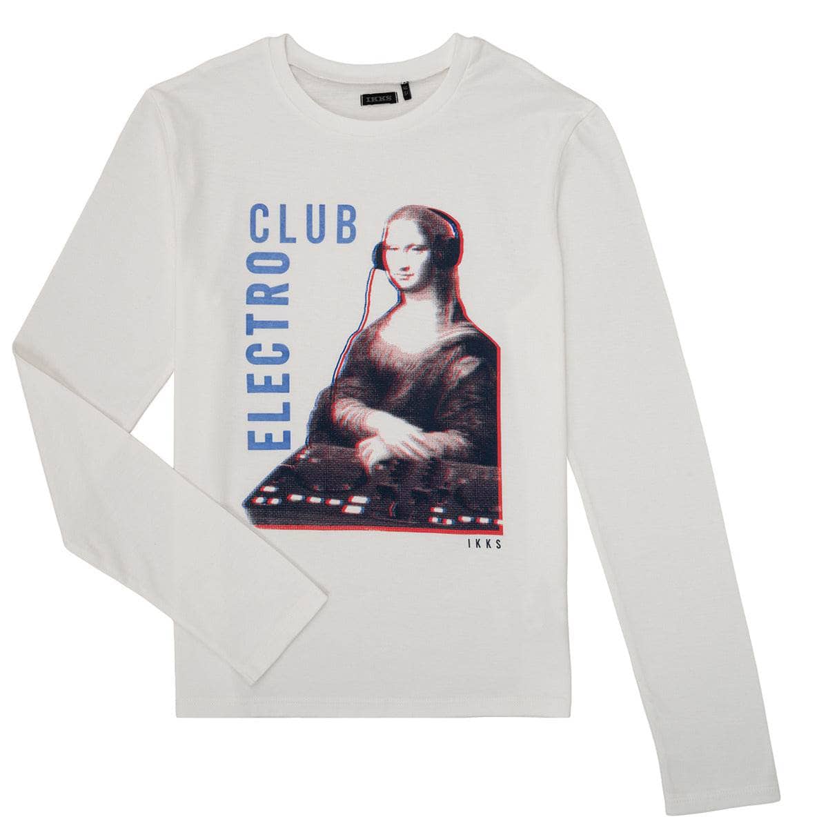 T-shirts a maniche lunghe ragazzo Ikks XR10333 Bianco