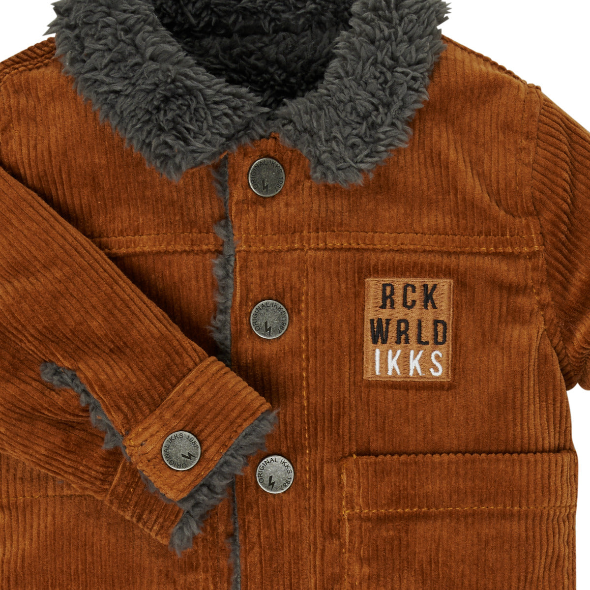 Giubbotto bambino ragazzo Ikks XR40051 Marrone