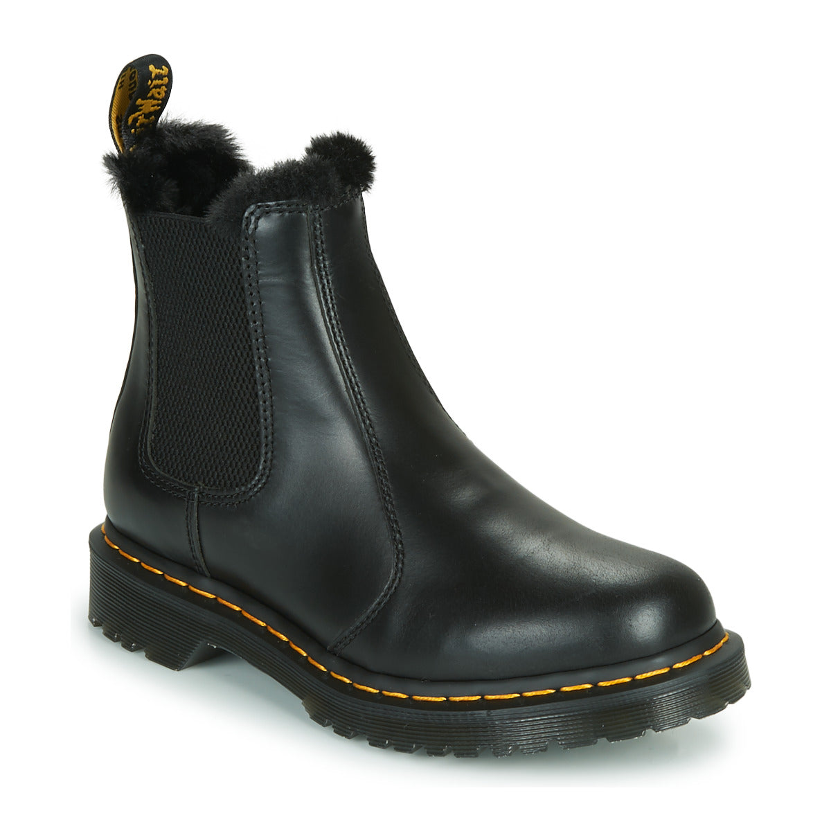 Stivaletti Donna Dr. Martens  2976 LEONORE DARK GREY ATLAS  Nero