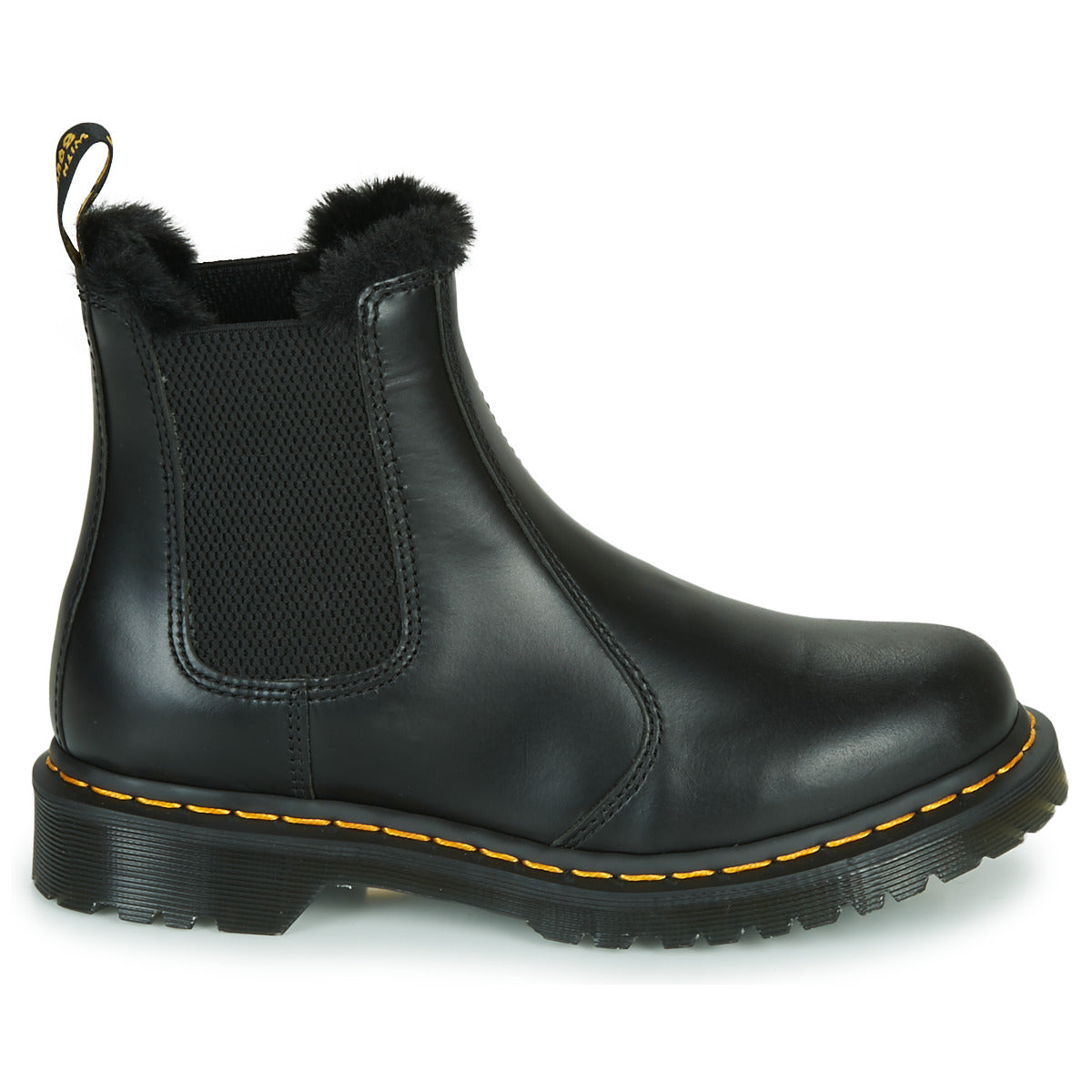 Stivaletti Donna Dr. Martens  2976 LEONORE DARK GREY ATLAS  Nero