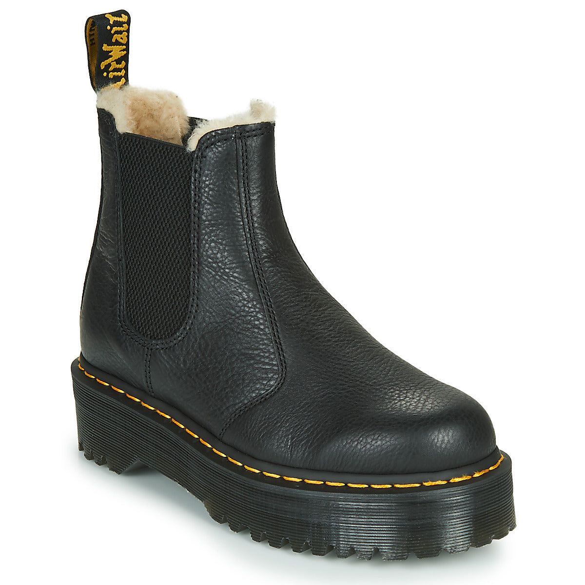 Stivaletti Uomo Dr. Martens 2976 QUAD FL BLACK PISA Nero