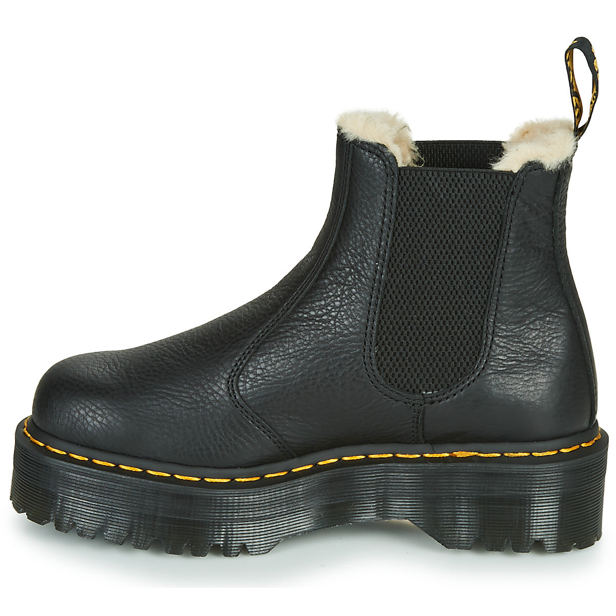 Stivaletti Uomo Dr. Martens 2976 QUAD FL BLACK PISA Nero