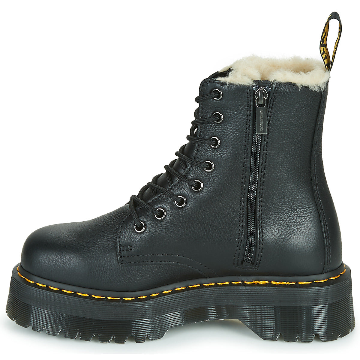 Stivaletti Donna Dr. Martens  JADON FL BLACK PISA  Nero