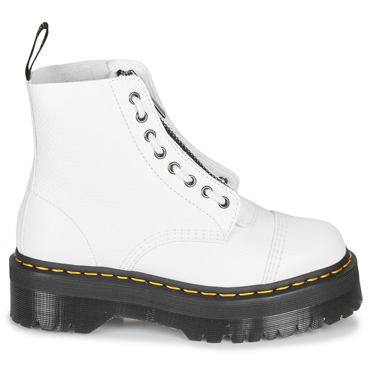 Stivaletti Donna Dr. Martens  SINCLAIR WHITE MILLED NAPPA  Bianco